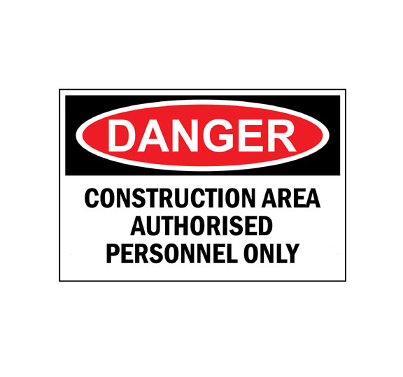 Construction Area Sign
