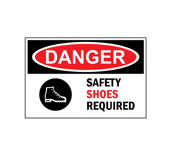 Safety Shoes Required Sign