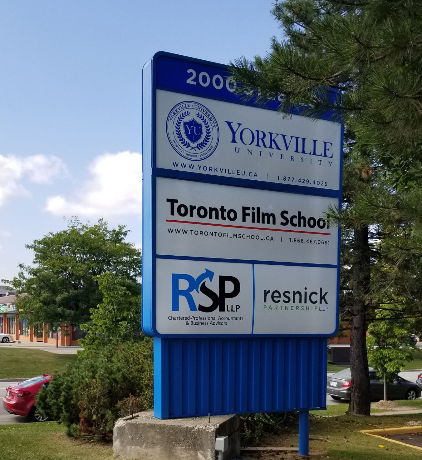 Illuminated Pylon Sign